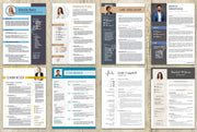 I will design professional resume, cv and cover letter template